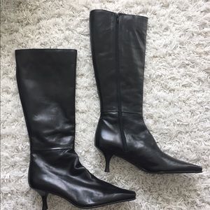 Black Leather STUART WEITZMAN Boots